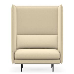Loungesessel beige Sessel Lounge Softseating mit Wand Interstuhl QOMFORTis1