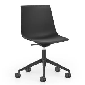 Drehstuhl schwarz Drehstühle Büro Konferenzstuhl drehbar Interstuhl SHUFFLEis1