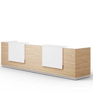 Empfangstheke Holz Rezeptionen Empfangstheken Theken und Empfang Leuwico iCounter