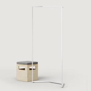 Kleiderständer aus Stahl Leuwico Garderobe