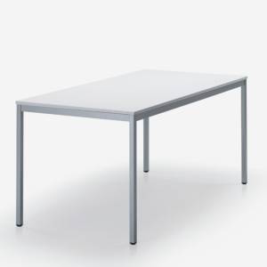 Bürotisch grau Tisch Schreibtisch rechteckig Konferenztisch Zemp QUATTRO MQ30