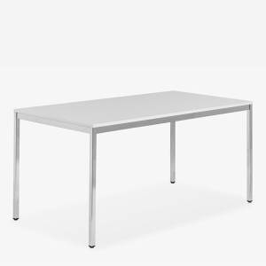 Bürotisch grau Tisch Schreibtisch rechteckig Konferenztisch Zemp QUATTRO HQ30