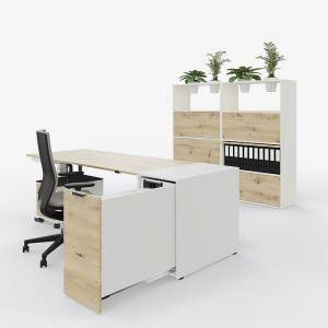 ZEMP MIZO Arbeitsplatz mit Raumtrenner