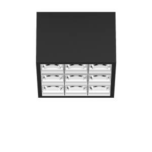 Deckenleuchten LED Deckenlampe schwarz Design Bürolampe Decke XAL Unico Q9