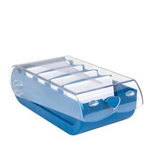 Karteikassetten blau Biella Karteikartenbox BunnyBox