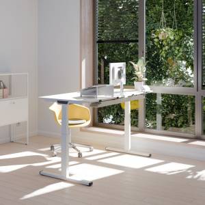 elektrisch höhenverstellbarer Bürotisch höhenverstellbar Büro Schreibtische Bürotische Büro Palmberg Schreibtisch PiD