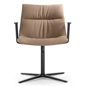 bequemer Stuhl Besucherstuhl braun Konferenzstühle Büro Konferenzstuhl Grisberger Marel