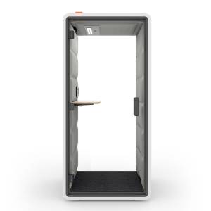 Abgeschirmte Raumelemente Arbeitsplätze Akustik Telefonbox Telefonzelle Akustikkabine Mikomax Hush hushFree.XS