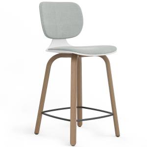 Barstuhl Holz Barhocker Klöber CoMeet Wood High