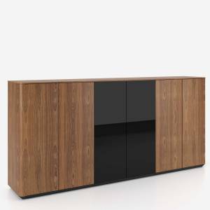 Büroschrank Holz Sideboard Büro, Nowy Styl, eRange