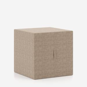 Polsterhocker braun Hocker Büro Pouffe Lounge Nowy Styl Offa Sitzpoufs