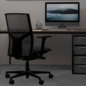 Büro Drehstuhl schwarz Drehstühle Netzgewebe Bürostühle Sara Marquise Bürostuhl