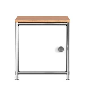 Beistelltisch mit Flügetüren Beistelltische Stahl System4 Kubus