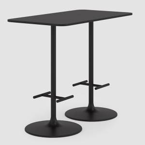 Stehtisch schwarz Stehtische Stehpult Bene CASUAL Outdoor Table High
