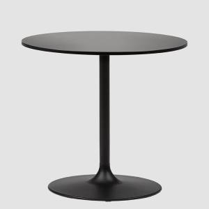 Bistrotisch rund Bistrotische schwarz Cafeteria Tisch klein Konferenztisch Bene CASUAL Table low
