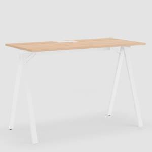 Büro Stehtisch weiß Arbeiten im Stehen ergonomische Schreibtische, Bene, Delta High by Bene