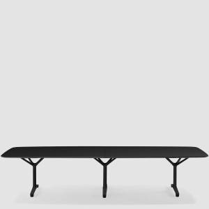 Konferenztisch schwarz Konferenztische Aluminium Bene FILO Table