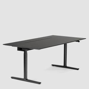 Höhenverstellbarer Schreibtisch elektrisch ergonomische Schreibtische schwarz Bene LEVEL LIFT PRO