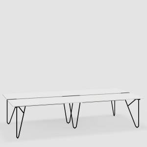 Design Schreibtisch weiß Arbeitstisch Büro Designer Schreibtische Team-Tische Workplace system Bene STUDIO Workbench
