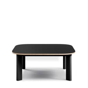 Design-Beistelltisch Decenta S2H in Schwarz (RAL 9005) von Profim – stilvoller, stabiler Tisch mit pulverbeschichtetem Gestell. Ideal für Büros, Lounges und moderne Empfangsbereiche.