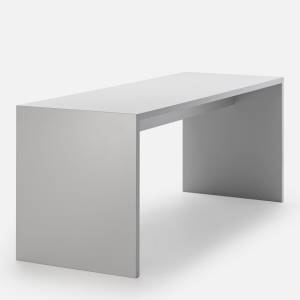 „ZEMP WANGEN Hochtisch in minimalistischem Design – rechteckiger Stehtisch mit glatter Oberfläche, ideal für Büro, Empfang oder Lounge