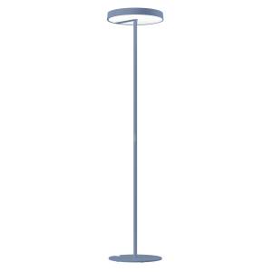 XAL SONIC Stehleuchte, freistehend, rundes Design in Blau, dimmbar über Touch-Bedienung am Stab