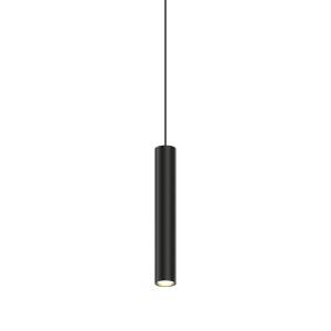 XAL TULA Pendelleuchte in Schwarz – schlankes Aluminiumdesign mit COB LED und Linsenoptik.
