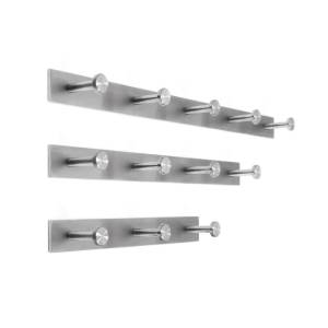 Wandgarderobe 1606K von Esit in Chrom-Nickel-Stahl Kleiderhaken