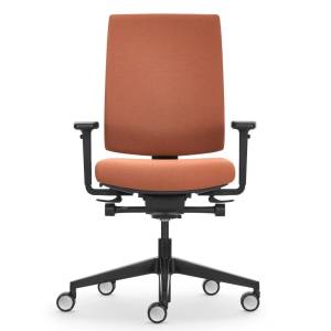 Girsberger Kyra 3D Bürodrehstuhl mit gepolsterter Rückenlehne und Sitzfläche, ergonomischer Drehstuhl mit 3D-Synchronmechanik