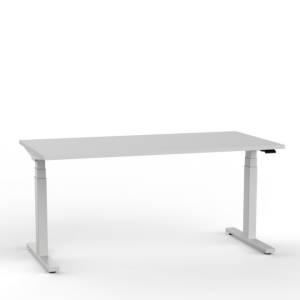 elektrisch höhenverstellbarer Schreibtisch SARA Lord mit T-Fuß für ergonomische Büroarbeitsplätze