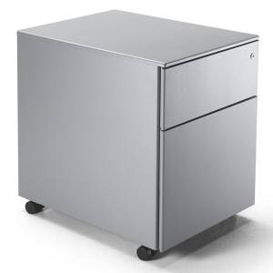 SARA Caddy Basic Rollcontainer mit zwei Schubladen für kompakte Büroorganisation