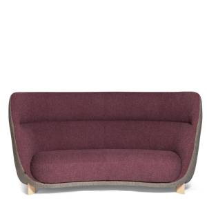 Sofa Materia Arch mit organischer Form und hoher Rückenlehne für Lounge- und Empfangsbereiche