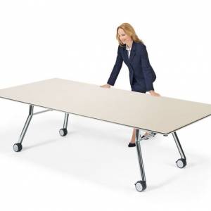 Grosse Konferenztische auf Rollen Konferenztisch fahrbar Rolltisch klappbar Rolltische, Sedus, mastermind