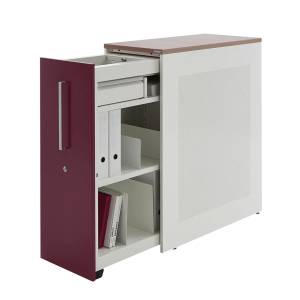 Büroschrank mauser kontoro Hochauszugschrank mit ausziehbarem Innenauszug und abschließbarer Flügeltür