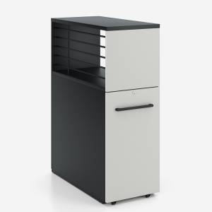 Rollcontainer Nowy Styl Play&Work Orga Tower mobiler Organisationsschrank mit Stauraum und Schublade