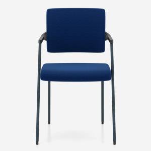 Nowy Styl 2ME Konferenzstuhl mit Armlehnen und gepolsterter Sitzfläche