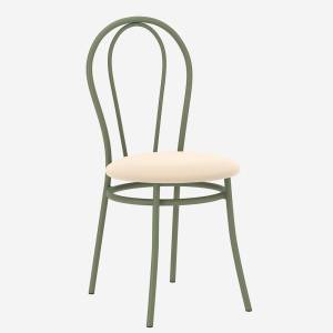 Stuhl SOHOS by Nowy Styl Tulipan mit gebogener Rückenlehne im Retrostil für Essbereiche