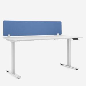Schreibtisch SITAG SITAGeUP PRIME höhenverstellbarer Bürotisch mit montierter Trennwand