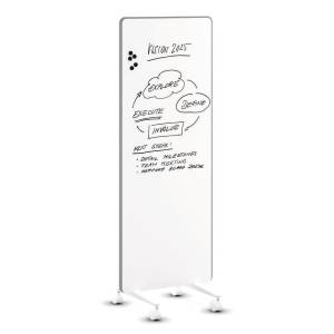 Mobiles Whiteboard Wilkhahn Confair Next Whiteboard mit schmalem Format auf Rollen