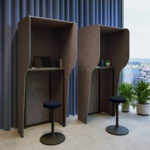 Neudoerfler Officebox Essential Call Telefonboxen mit Filzabschirmung für Videocalls und vertrauliche Gespräche im Bürobereich