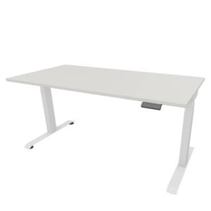 Höhenverstellbarer Schreibtisch Steelcase Possilio® mit rechteckiger Tischplatte und T-Fuß-Gestell