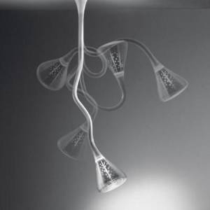 Artemide Lampen LED Deckenlampe flexibel Büroleuchte LED, Artemide, Pipe