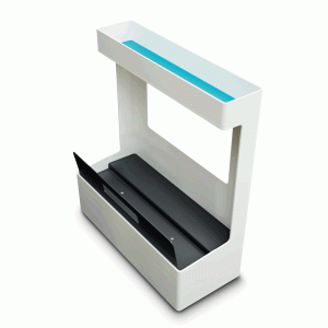 Behälter/Zeitungsablagen | Tischaufsätze/Papier- und CD-Ablagen, Steelcase, 1+1 Welcome Elemente