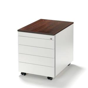 Rollcontainer Büro Büroschrank Rollen Bürocaddy schwarz Bürocontainer WINI, CONTAINER