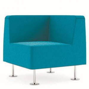 Loungesessel türkis Büro Clubsessel Design Loungemöbel, profim, Wall In - Wartemöbel