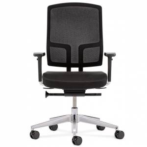 Drehstühle Büro schwarz Bürostühle mit Armlehnen, fm Büromöbel, NetGo