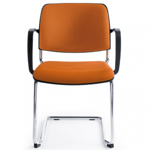 Besucherstuhl orange Freischwinger Konferenzstühle, profim, Bit