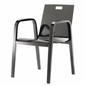 Besucherstuhl schwarz Konferenzstühle Besucherstühle Cafeteria Stühle, rosconi, Objektmöbel - KOLLEKTION BENTWOOD no. 01