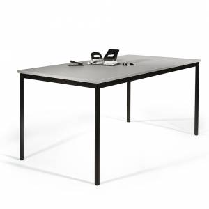 Schreibtisch modern kleine Schreibtische grau, KIM, Alpha Bürotisch