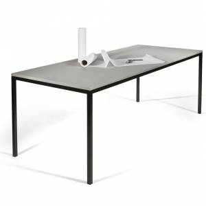 Schreibtisch modern kleine Schreibtische grau, KIM, Primo Bürotisch